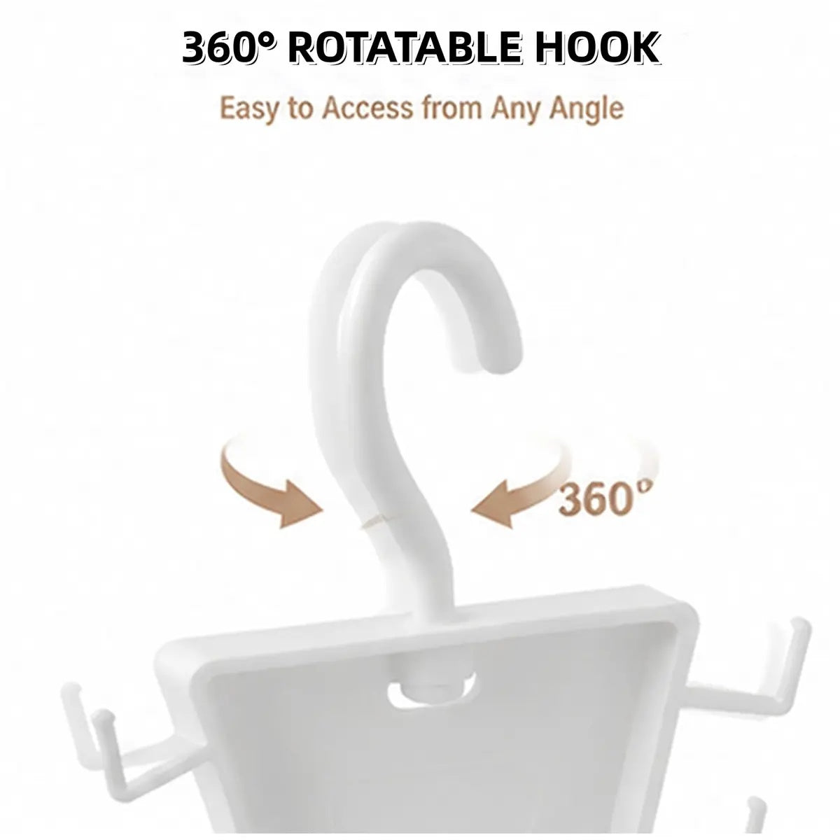 [BUY 1 GET 1 FREE] 360° Rotating V-Shaped Closet Organizer